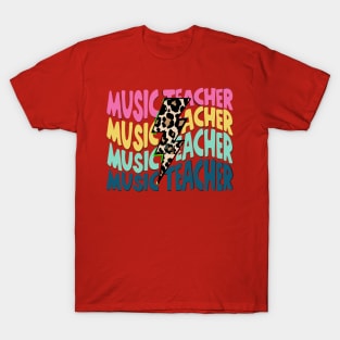 Music teacher Thunderbolt T-Shirt